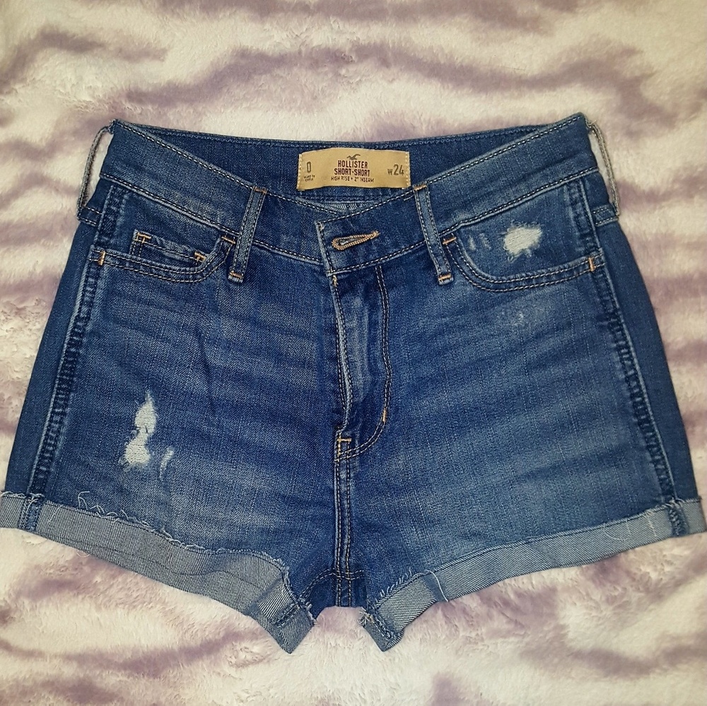 Size 0 Highrise Hollister Shorts